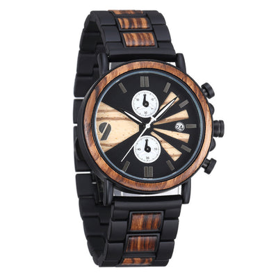 Special Design Wrist Quartz Watch With Steel Strap