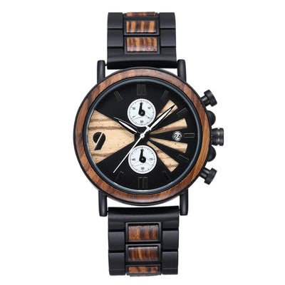 Special Design Wrist Quartz Watch With Steel Strap